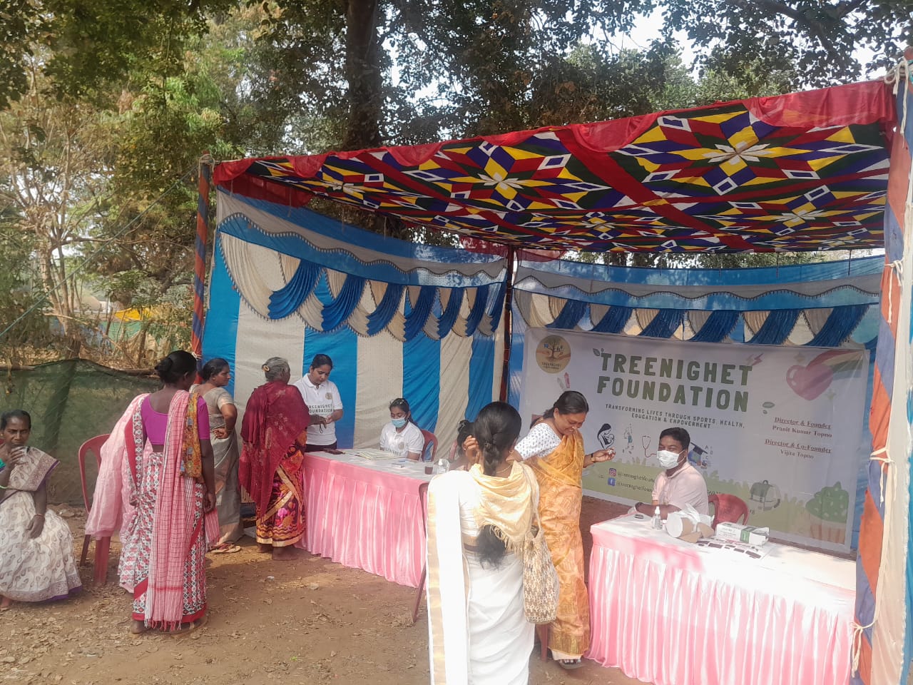 Treenighet Foundation health check-up camp